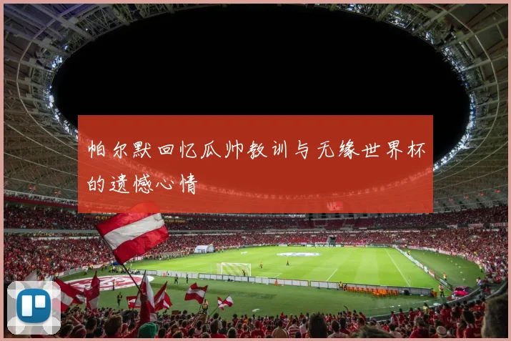 帕尔默回忆瓜帅教训与无缘世界杯的遗憾心情